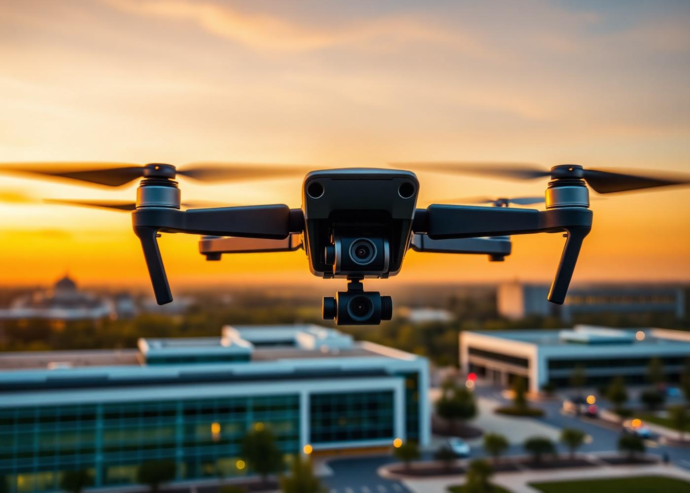 Aerial security drone